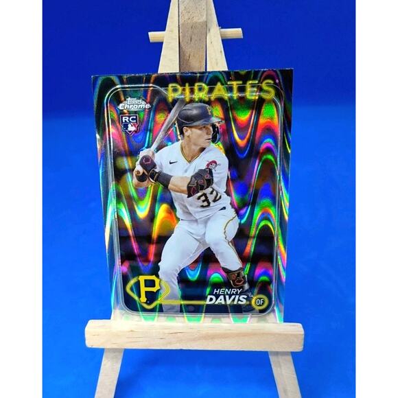 2024 Topps Chrome - Henry Davis #260 RayWave Refractor (RC) - Picture 1 of 6